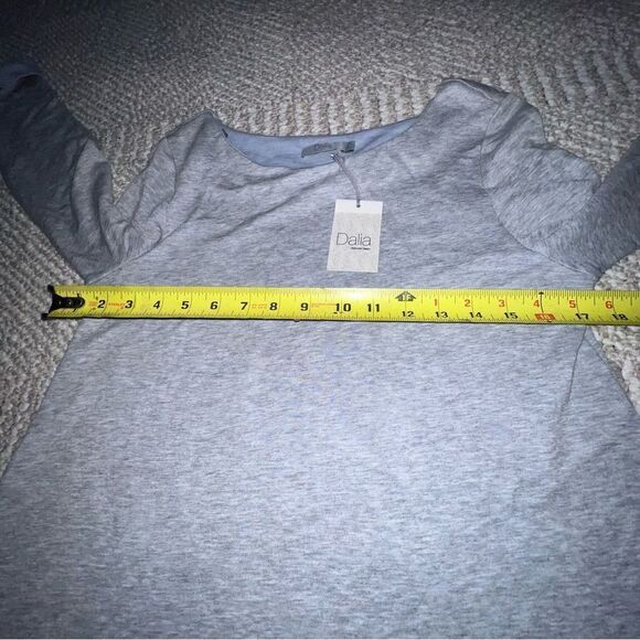 NWT Dalia Comfy Gray Longsleeve Dress - Sz M - Picture 11 of 12